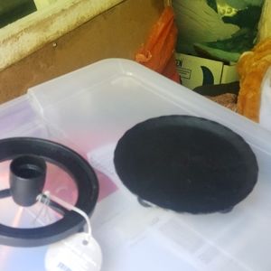 Northern Lights Hammered Candle Holder